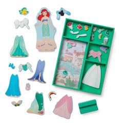 Disney Ariel Wooden Magnetic Dress-Up