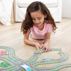 Design Your Own Railroad Floor Puzzle