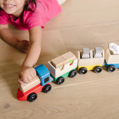 Wooden Farm Train