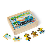 Wooden Jigsaw Puzzles in a Box - Construction