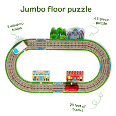Design Your Own Railroad Floor Puzzle