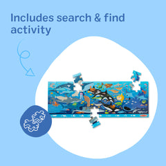 Search & Find Beneath the Waves Floor Puzzle - 48 Pieces