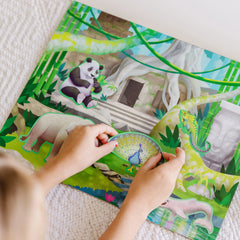 Reusable Sticker Pad - Jungle and Savanna