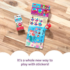 Sticker WOW!™ Disney Ariel Bundle: Activity Pad & Sticker Stamper + Mini Activity Pad and 200 Refill Stickers