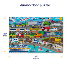 Traffic Jam Floor Puzzle - 24 Pieces