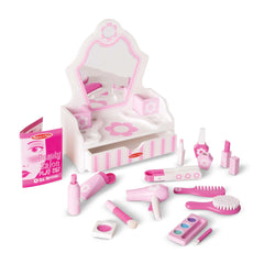 Wooden Beauty Salon Play Set