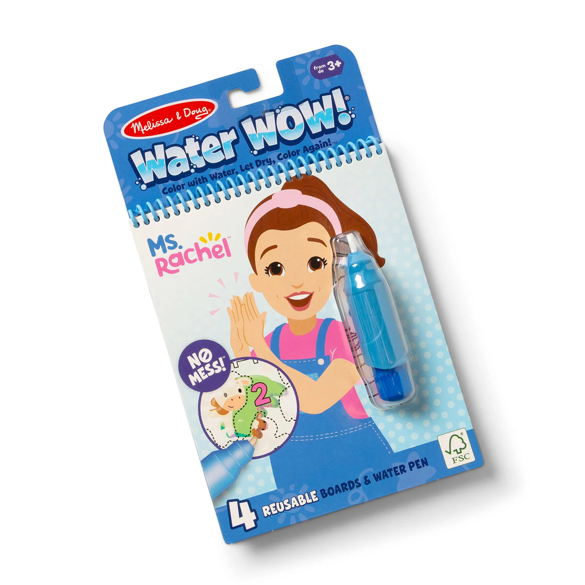 Ms. Rachel Water WOW! Color-Reveal Pad – Find & Count