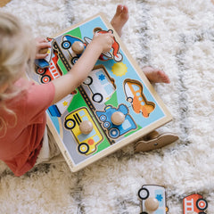 Vehicles Jumbo Knob Puzzle - 8 pieces
