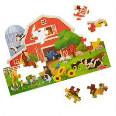 Busy Barn Shaped Floor Puzzle - 32 Pieces