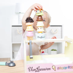 Melissa & Doug x Van Leeuwen Wooden Ice Cream Counter