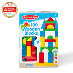 100-Piece Wood Blocks Set
