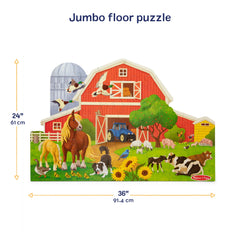 Busy Barn Shaped Floor Puzzle - 32 Pieces