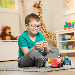 Classic Wooden Toy Construction Vehicle Set