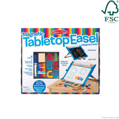 Double-Sided Magnetic Tabletop Easel