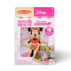Disney Minnie Mouse Wooden Mix & Match Dress-Up Puzzle