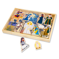 Wooden Christmas Nativity Set