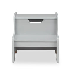 Wooden Step Stool – Gray